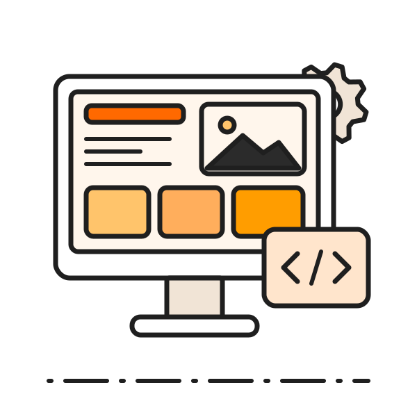 Website Design & Development illustration